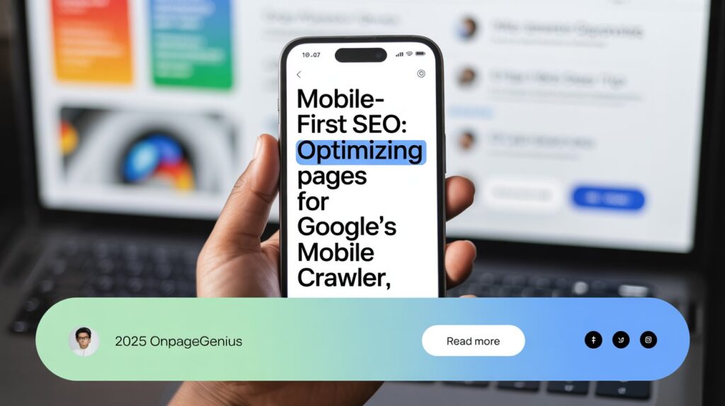 Mobile-First SEO: Optimizing Pages for Google’s Mobile Crawler